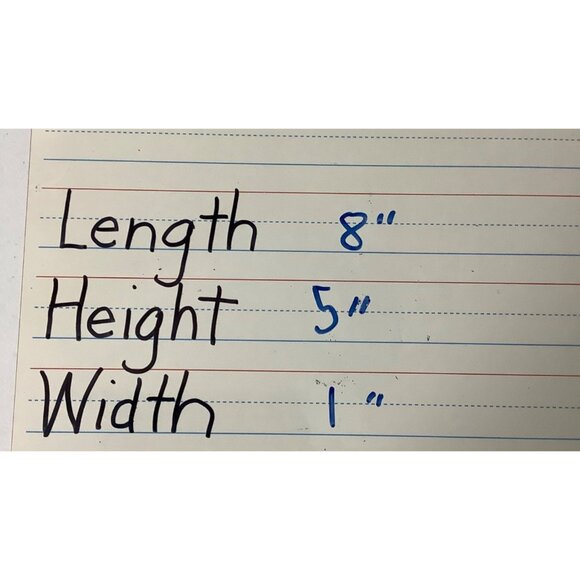 Vera Bradley Cuban Tiles Turn Lock Wallet 8"x5" Vibrant Blue - Picture 4 of 4